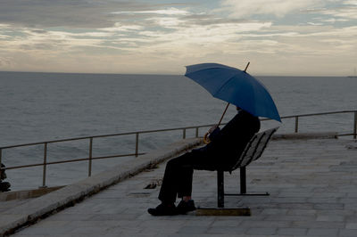 Man in sea