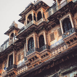 Low angle view of historical building