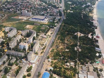 Odessa city from a bird's eye view