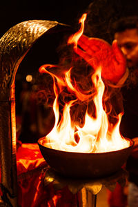 burning