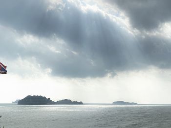 Panoramic view of sea against sky