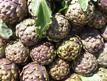 Full frame shot of vegetables for sale in market