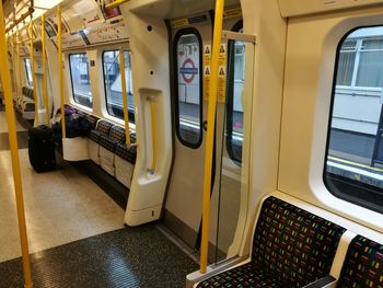 Interior of train