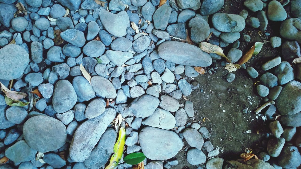 Rocks and pebbles