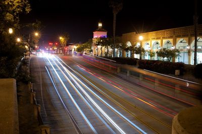 City street at night