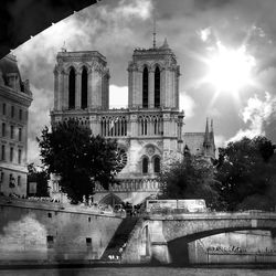 View of cathedral against cloudy sky