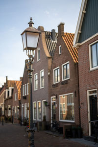 Low angle view of buildings against sky
