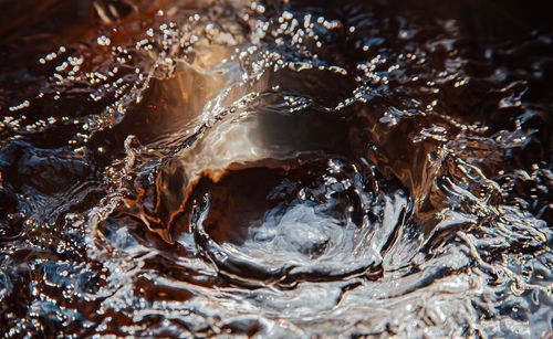 Full frame shot of water splashing