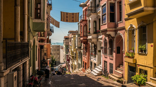 Street amidst buildings in city