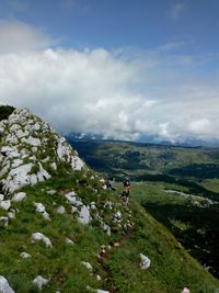 Scenic view of landscape against sky