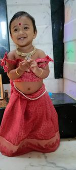 Portrait of a smiling girl