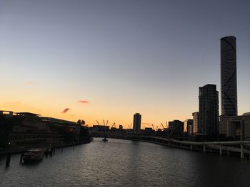 View of city at waterfront