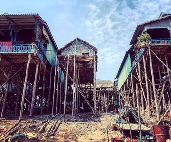 Low angle view of built structure