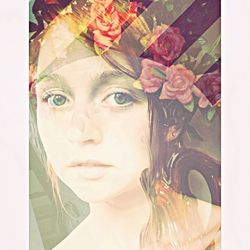 Portrait of young woman