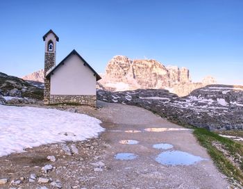 Tre cime di lavaredo, well known also as drei zinnen , dolomite alps, italy. europe