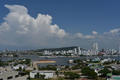 View of cityscape against sky