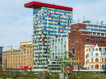 Low angle view of building against sky