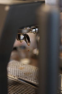 Close-up of faucet in kitchen