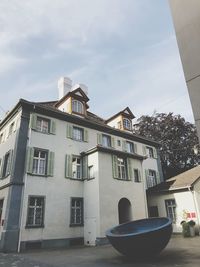 Low angle view of building against sky