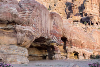 View of rock formation