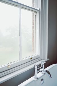 Window of bathroom at home