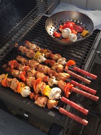 Close-up of food on table
