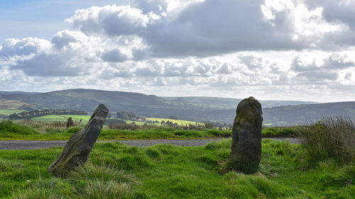 Scenic view of landscape against sky