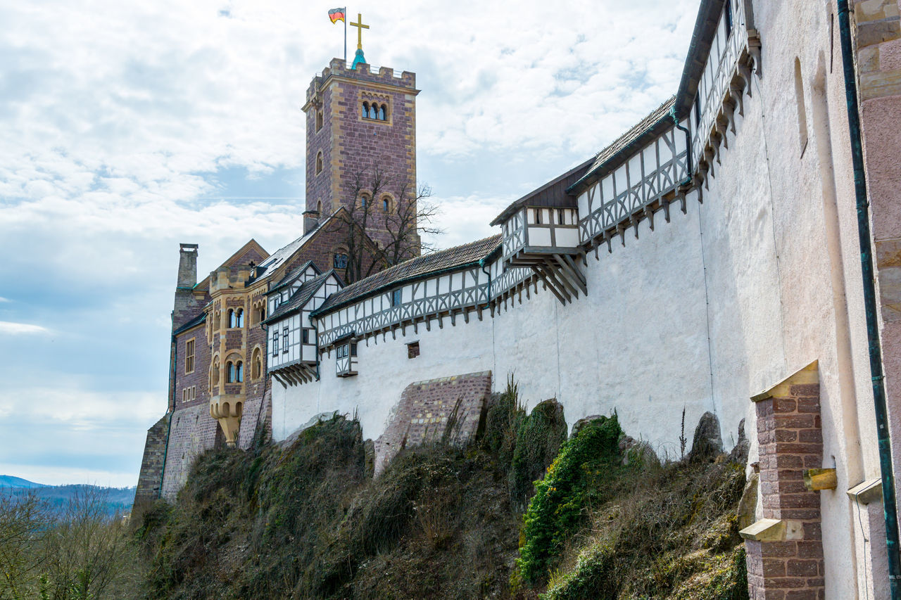 LOW ANGLE VIEW OF OLD BUILDING