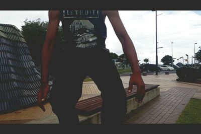 Woman looking at camera