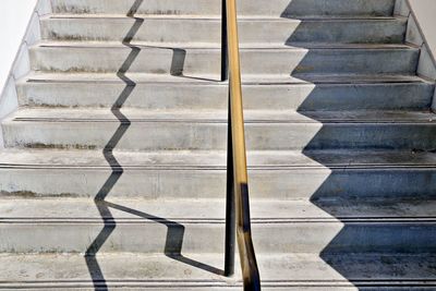 Full frame shot of staircase in building