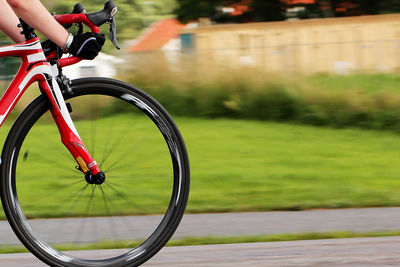 Close-up of bicycle