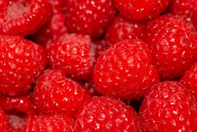 Full frame shot of strawberries