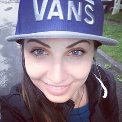 looking at camera