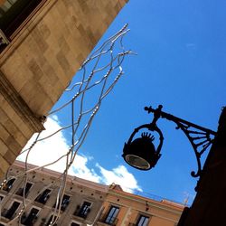 Low angle view of building against sky