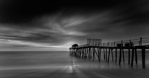 Cloudy sky over sea