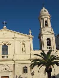 Low angle view of cathedral against clear sky