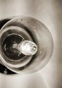 Close-up of water in container