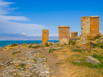 Old ruins against sky