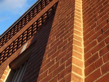 Low angle view of building against sky