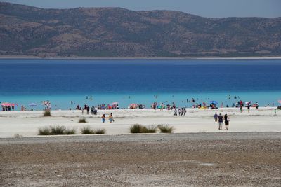 People at beach