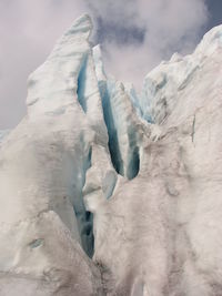 Scenic view of snow covered mountain