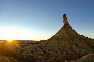 Bardenas reales is a spanish natural park of wild beauty, it is a semi-desert landscape 