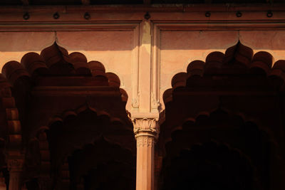 Low angle view of historical building