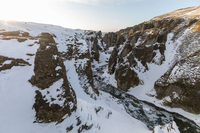 Fjaðrárgljúfur canyon