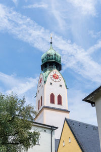 Low angle view of traditional building against sky