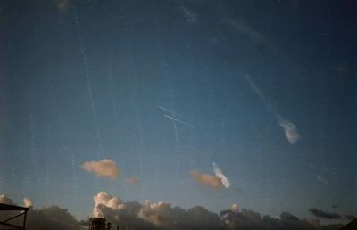 Low angle view of cloudy sky