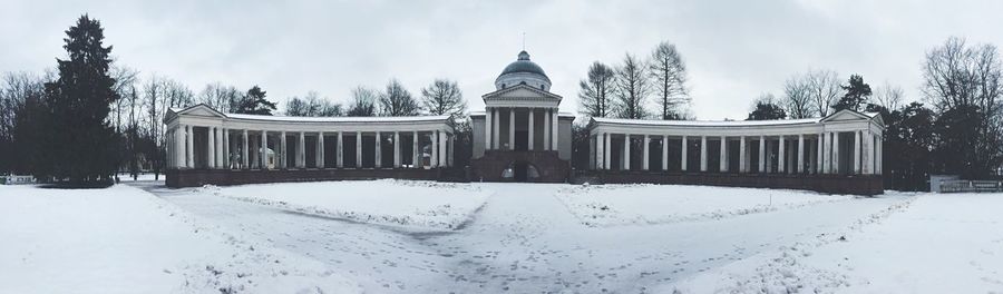 View of snow covered landscape