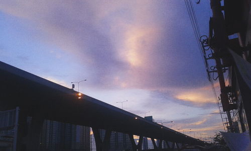 Low angle view of sky at night