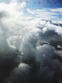 Low angle view of clouds in sky