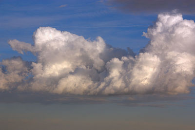 Low angle view of clouds in sky